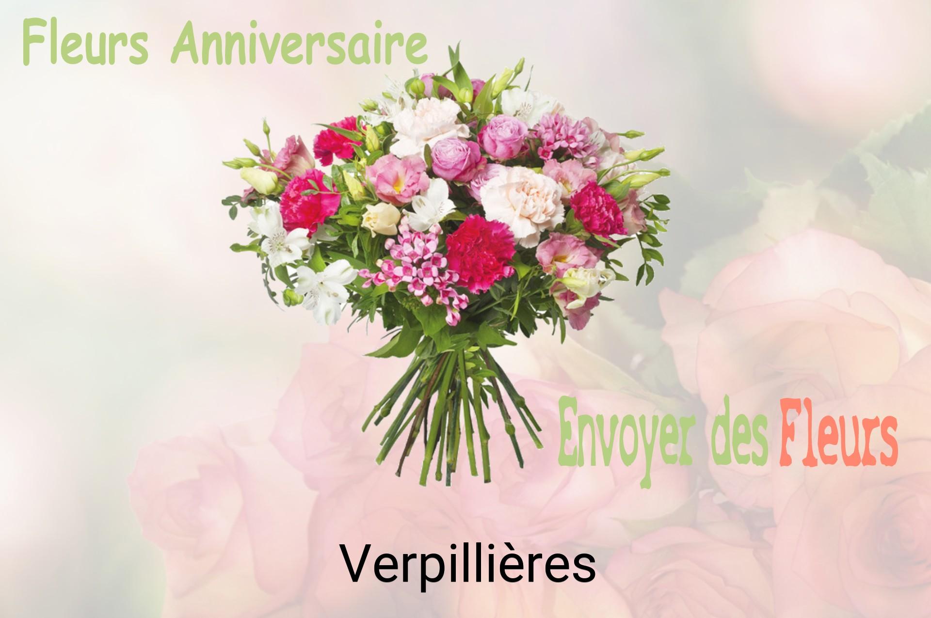 Bouquet de fleurs d’anniversaire livré à Verpillières