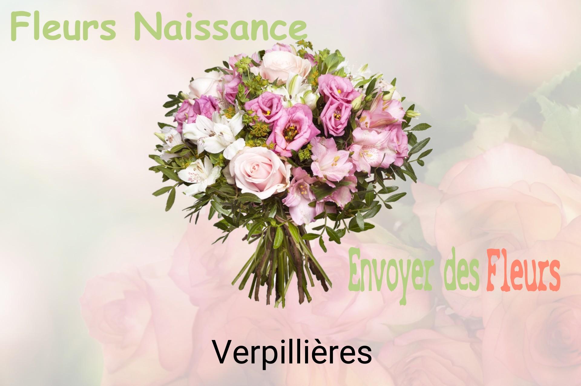 Bouquet de fleurs de naissance livré à Verpillières